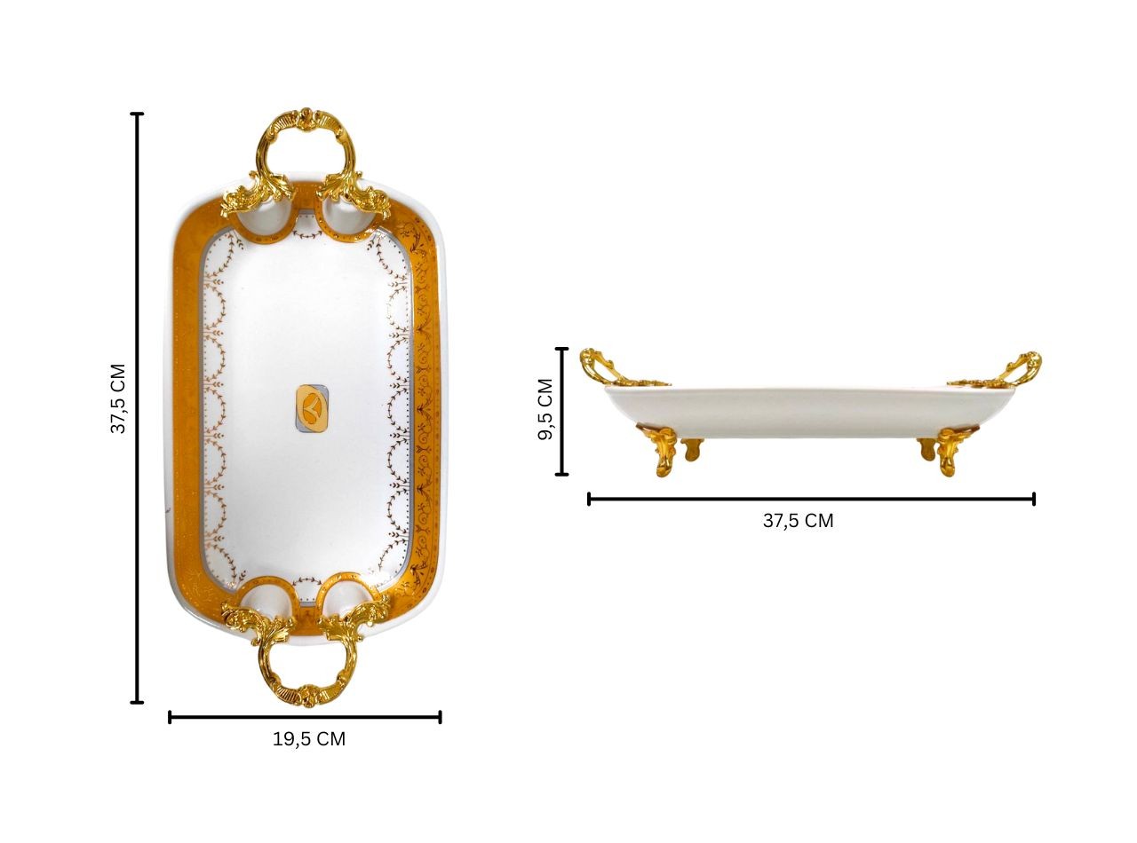 Vicenza Piring Persegi Panjang dengan Pegangan Padi P141